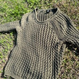 Olive green sweater